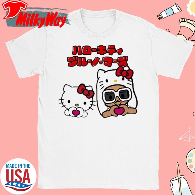 BRUNO MARS HELLO KITTY Tシャツ　Lサイズ ハローキティ 新品 ブルーノ・マーズ BRUNO MARS x HELLO KITTY