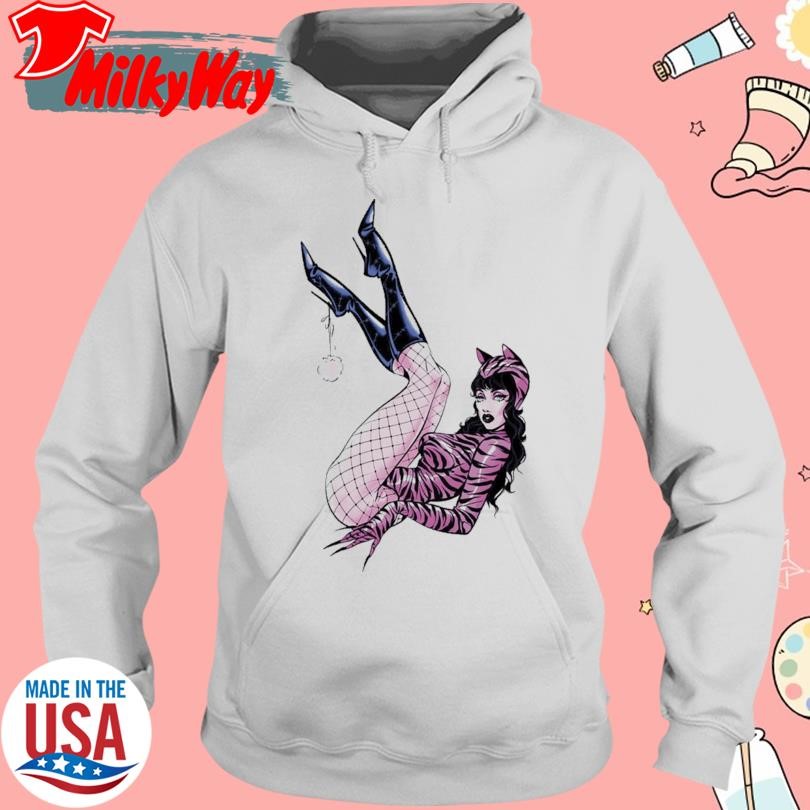 日本未発売 DEADLY DOLL PUSSY CAT TEE WHITE Official Deadly Doll Pussy Cat White Shirt