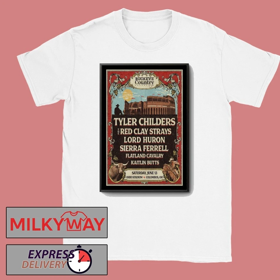 Official Poster Buckeye Country Superfest Columbus, OH 13 June 2026 shirt